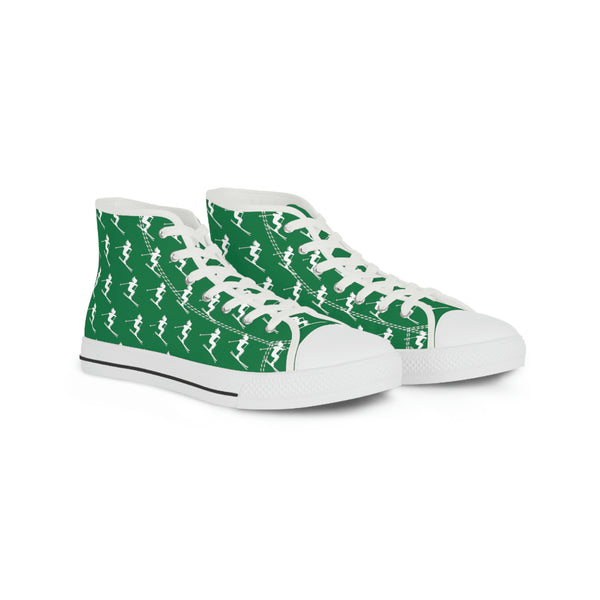 Skiers Green - High Top Sneakers