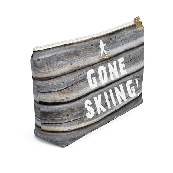 Gone Skiing - Accessory Pouch w T-bottom