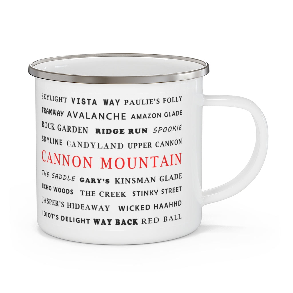 Cannon Mountain - Enamel Camping Mug