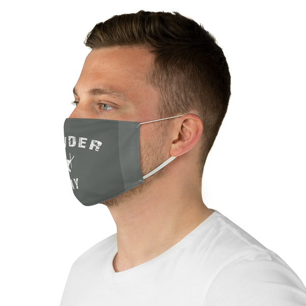 Powder Day Gray - Fabric Face Mask