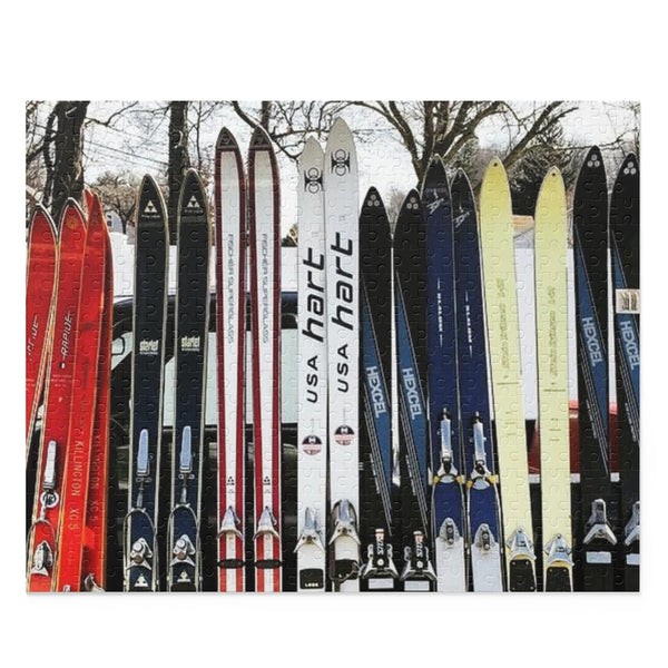 Vintage Skis Puzzle (120, 252, 500-Piece)