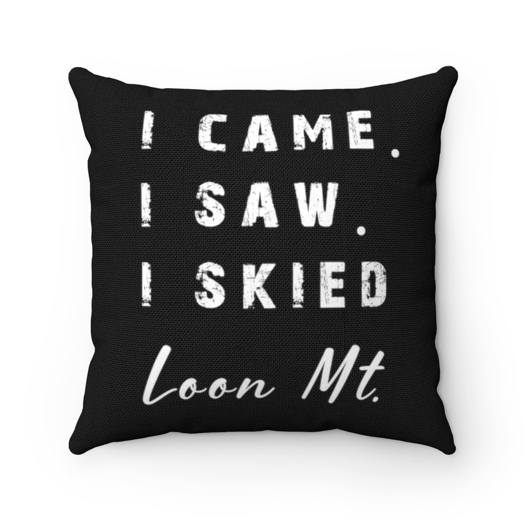 I skied Loon Mountain - Throw Pillow