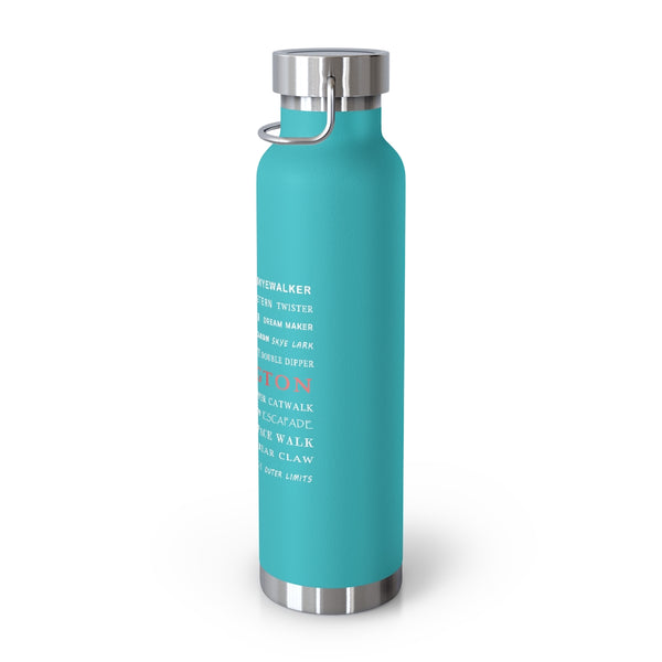 Killington Skiing Trails, Vacuum Insulated Bottle, Skiing Bottle, Skier Gifts