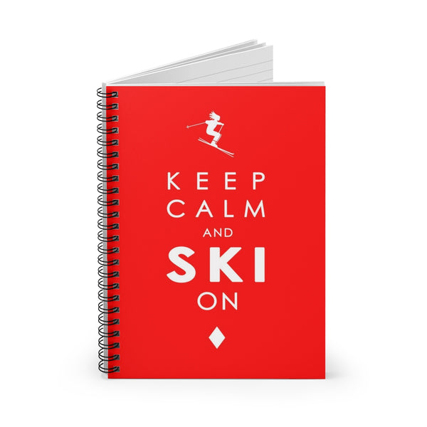 skiing inspired notebook