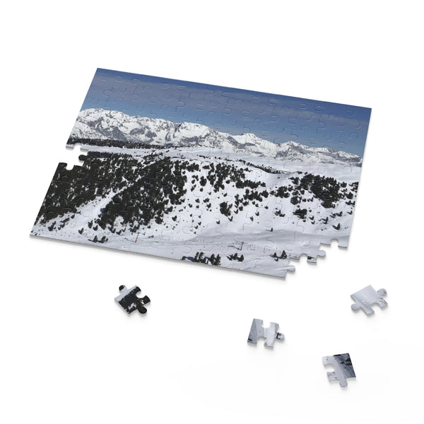 Skiing the Alps Puzzle (120, 252, 500-Piece)