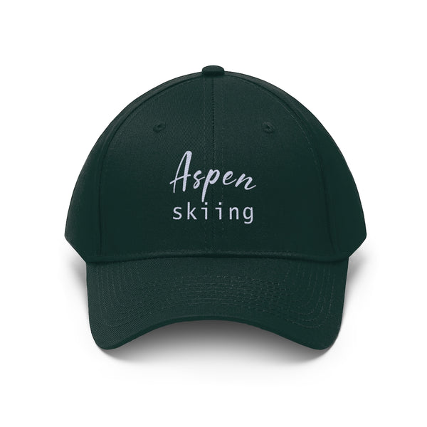 Aspen Skiing - Unisex Twill Hat