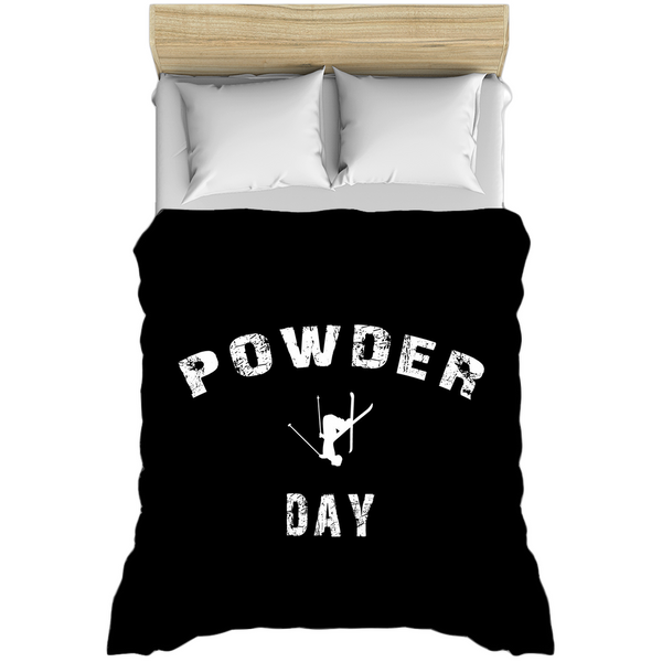 Powder Day Black - Duvet Cover