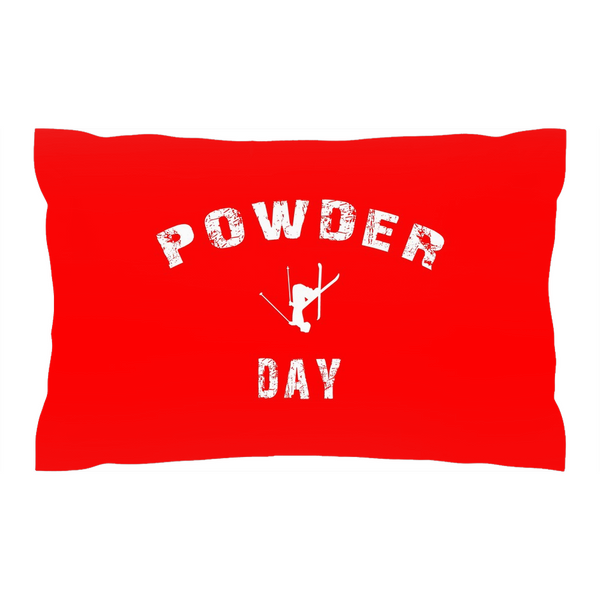 Powder Day Red - Pillow Sham