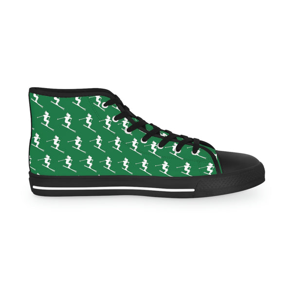 Skiers Green - High Top Sneakers