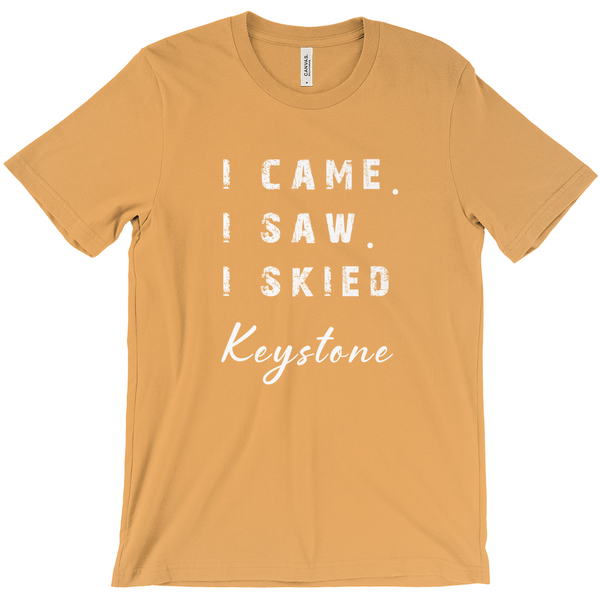 I came I saw I skied Keystone - T-Shirt