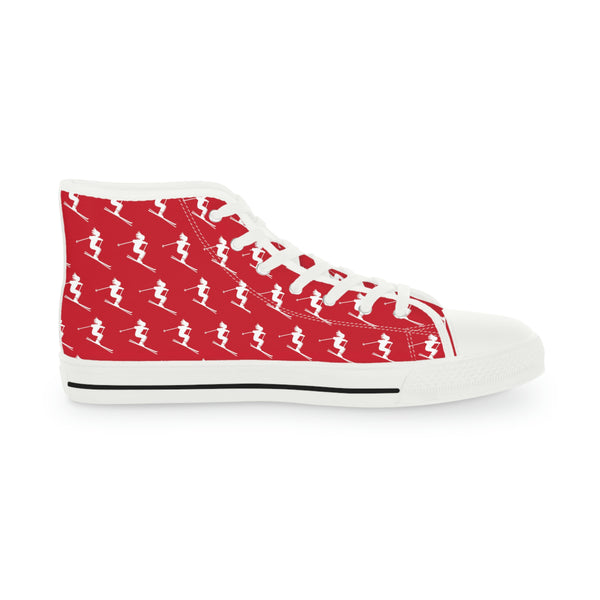 Skiers Red - High Top Sneakers