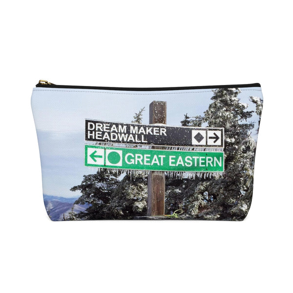 Ski Trail Signs Killington - Accessory Pouch w T-bottom