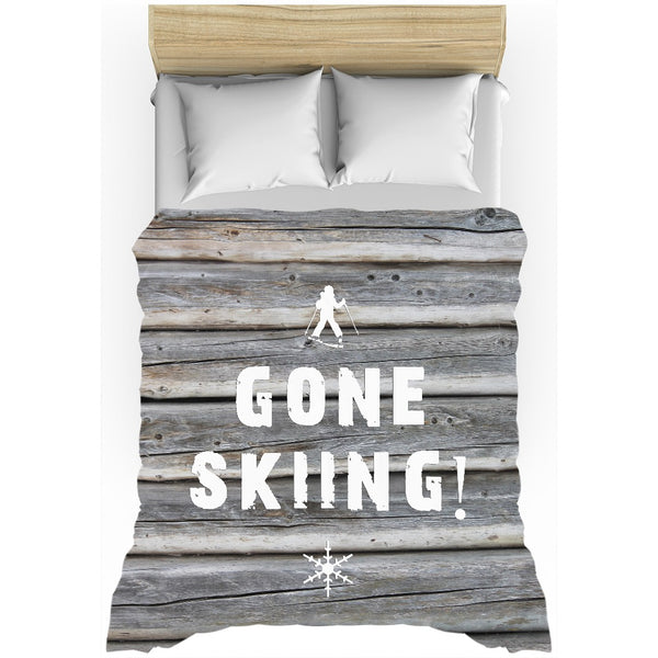 Gone Skiing - Duvet Cover