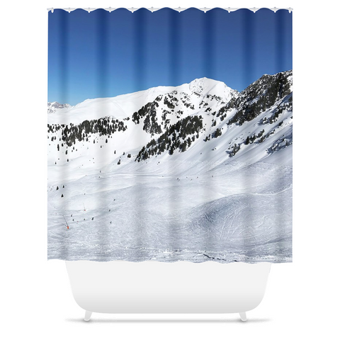 Skiing Tyrol - Shower Curtains