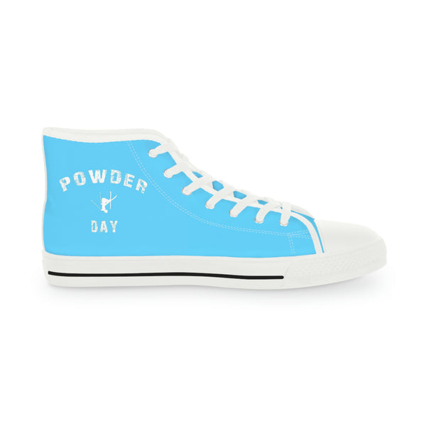 Powder Day Light Blue - High Top Sneakers