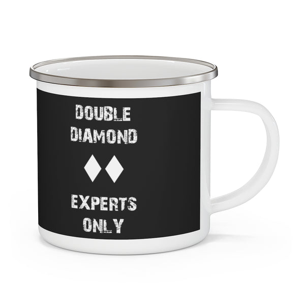 Double Diamond Experts Only - Enamel Camping Mug