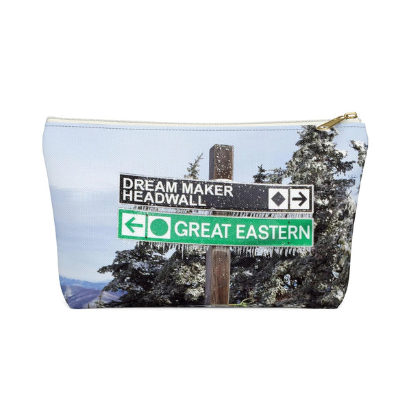 Ski Trail Signs Killington - Accessory Pouch w T-bottom