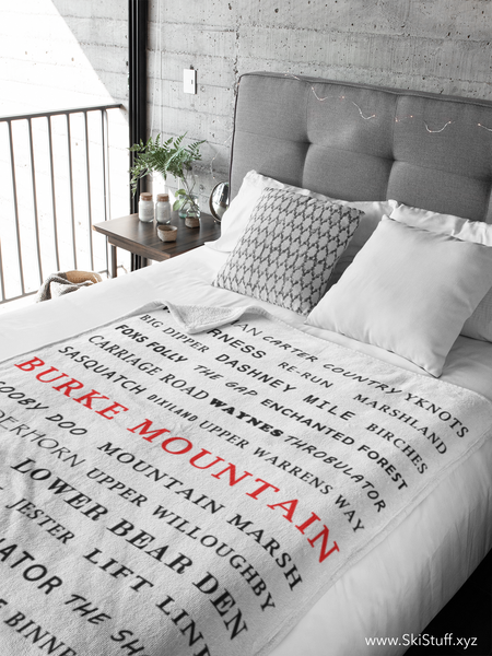 Burke Mountain - Throw Blanket