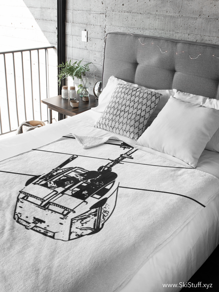 Ski Gondola - Throw Blanket
