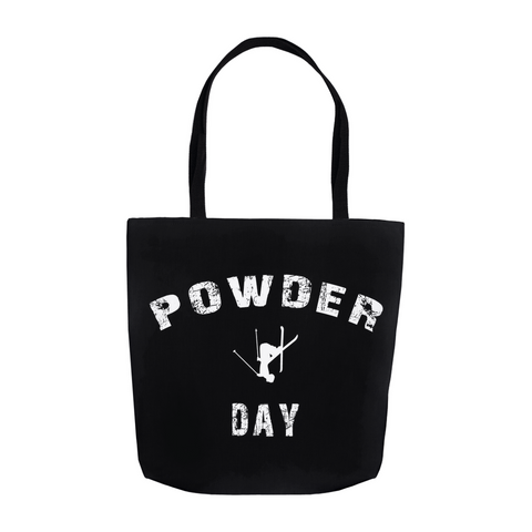 Powder Day Black - Tote Bag