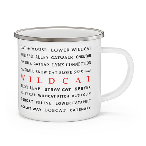 Wildcat - Enamel Camping Mug