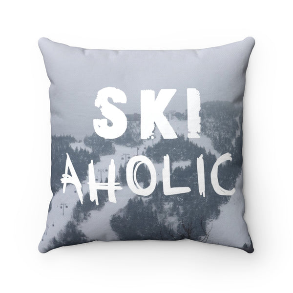 Ski Aholic - Throw Pillow