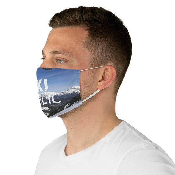 Ski Aholic - Fabric Ski Face Mask