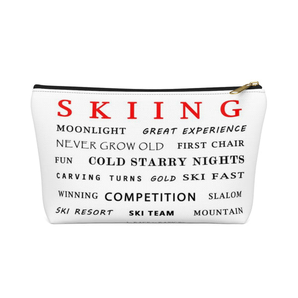 Skiing Memories - Accessory Pouch w T-bottom