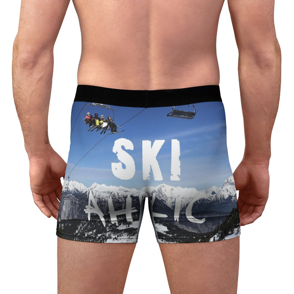 a man wearing a pair of ski shorts