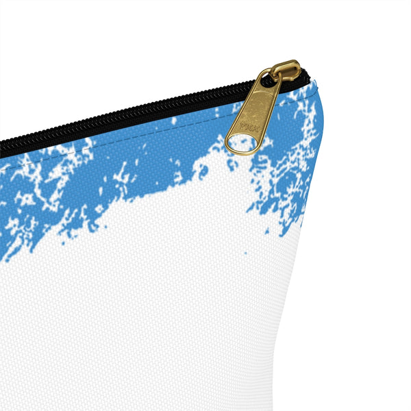 Little Skier Blue - Accessory Pouch w T-bottom