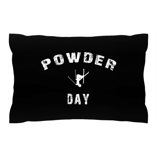 Powder Day Black - Pillow Sham
