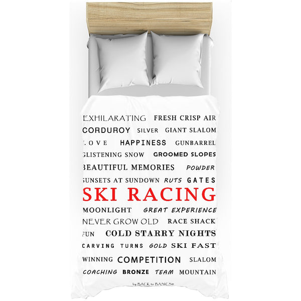 Ski Racing - Duvet Cover