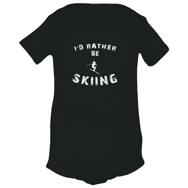 Baby Bodysuit - I'd Rather be Skiing