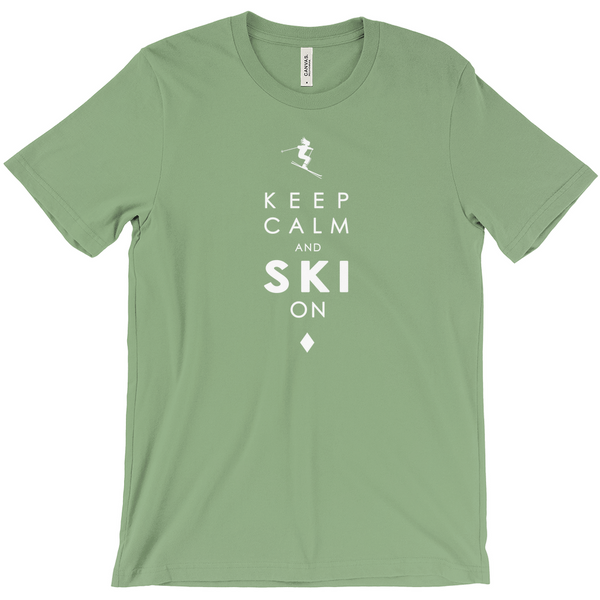 Keep Calm and Ski On - T-Shirt