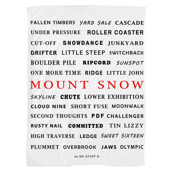 Mount Snow - Fleece Blanket