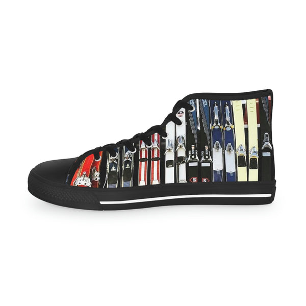 Vintage Skis - High Top Sneakers