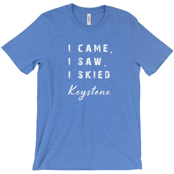 I came I saw I skied Keystone - T-Shirt