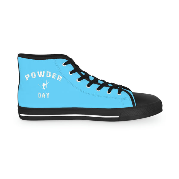 Powder Day Light Blue - High Top Sneakers