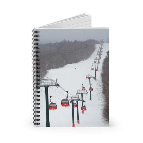 skiing inspired notebook