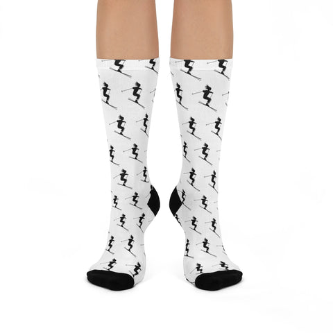 Skiers White - Crew Socks