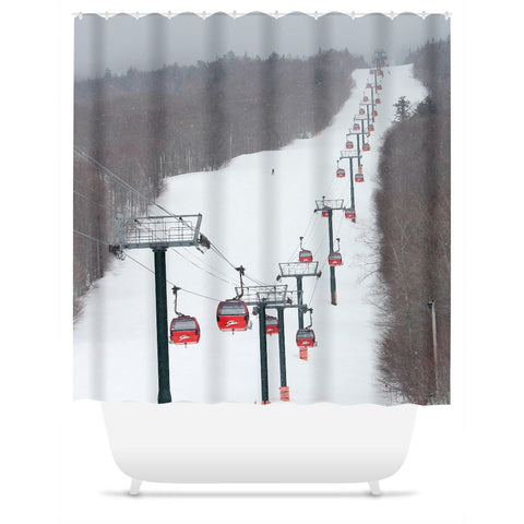 Stowe Mountain Gondola - Shower Curtain