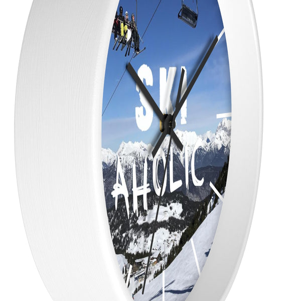 Wall clock - SkiAholic