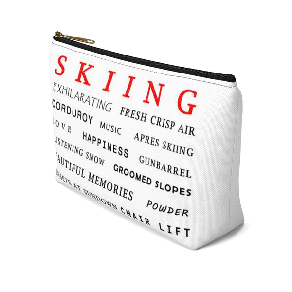 Skiing Memories - Accessory Pouch w T-bottom