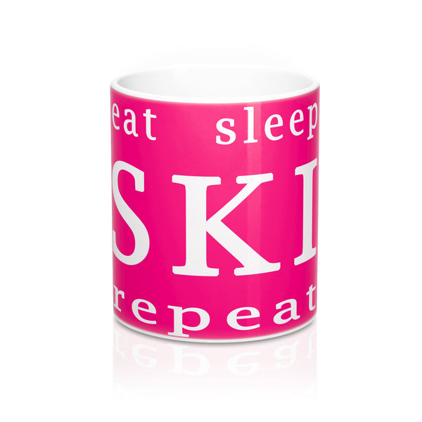 Eat Sleep SKI repeat - Mug
