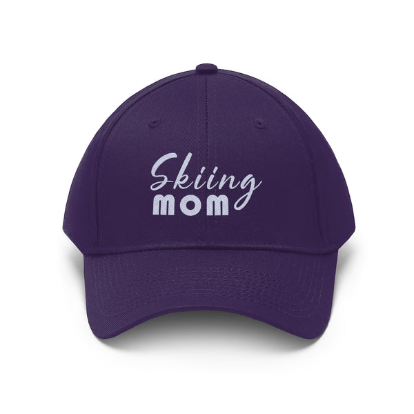 Skiing Mom - Unisex Twill Hat