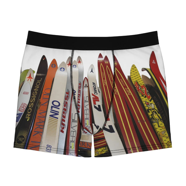 a close up of a pair of underwear with surfboards on it