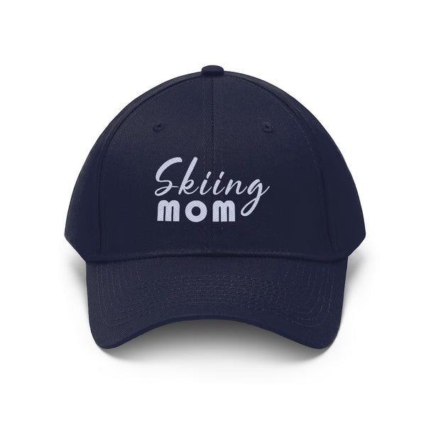 Skiing Mom - Unisex Twill Hat