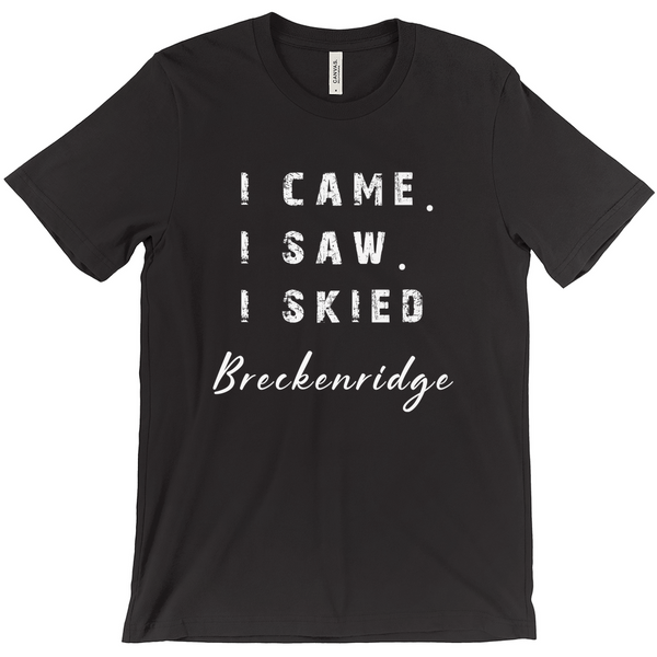 I came I saw I skied - T-Shirt