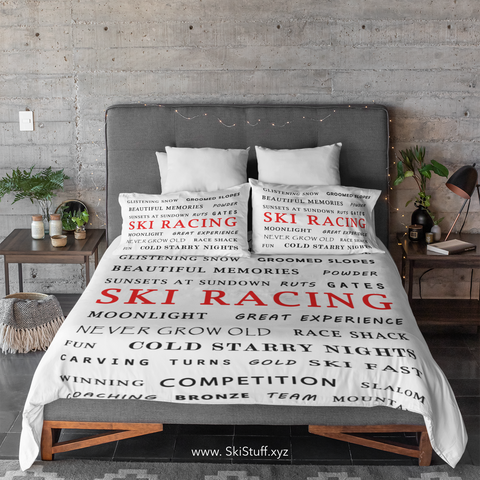 Ski Racing - Duvet Cover