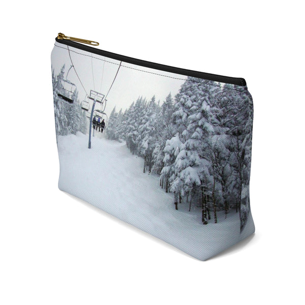 Chair Lift Vermont - Accessory Pouch w T-bottom